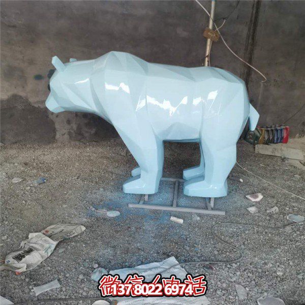 玻璃鋼幾何雕塑，裝飾動物園園林和戶外空間