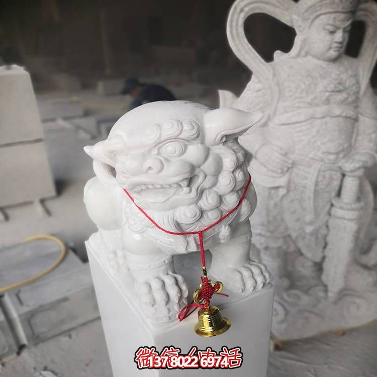 雕塑藝術(shù)家手工制作的大型戶外園林景觀鎮(zhèn)宅招財(cái)石獅子