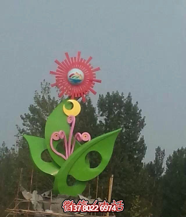 不銹鋼藝術(shù)雕塑，為景觀公園添彩