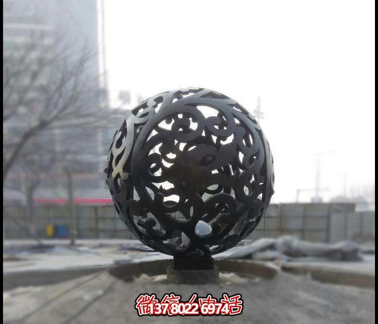 戶外廣場(chǎng)創(chuàng)意抽象鏤空球雕塑 戶外廣場(chǎng)創(chuàng)意抽象鏤空球雕塑
