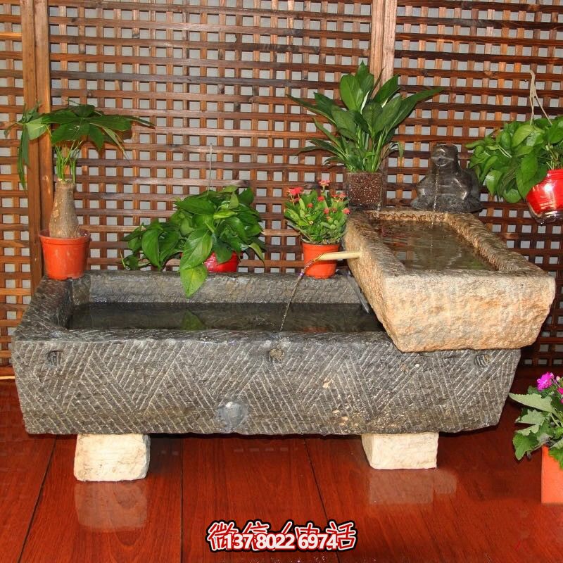 老石缸青石石槽魚缸石頭花盆陽臺(tái)水景老石器竹子流水長方形養(yǎng)荷花池 老石缸青石石槽魚缸石頭花盆陽臺(tái)水景老石器竹子流水長方形養(yǎng)荷花池