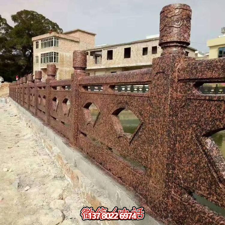 砂石花崗石石雕創(chuàng)意護欄雕塑