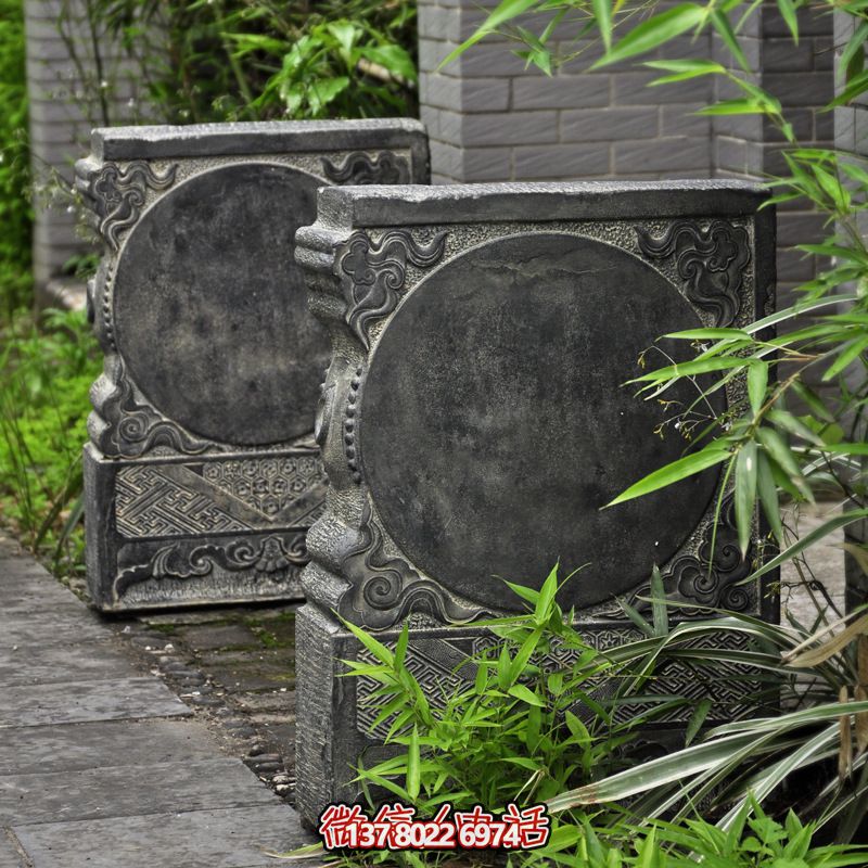 石鼓門墩抱鼓石一對家用仿古庭院鎮(zhèn)宅門口石墩擺件 石鼓門墩抱鼓石一對家用仿古庭院鎮(zhèn)宅門口石墩擺件