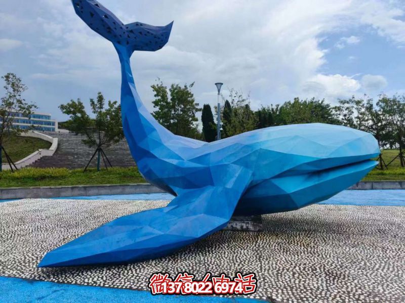 不銹鋼快門(mén)鯨魚(yú)雕塑 不銹鋼快門(mén)鯨魚(yú)雕塑